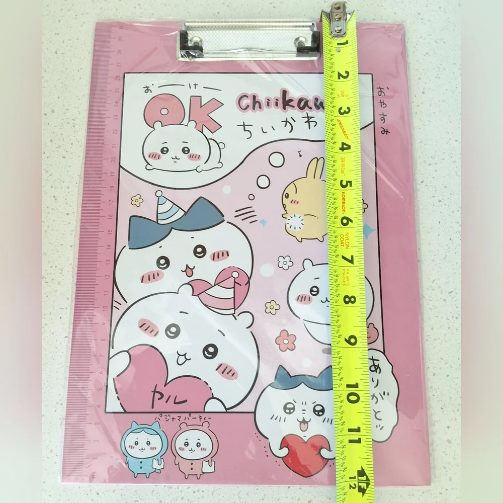 Chiikawa Pink Clipboard – Cute Kawaii Japanese Stationery | A4 Size, NEW
